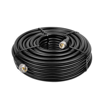 50ohm Low Loss Rf Connector Copper Coaxial Cable and Customized Length for Networking