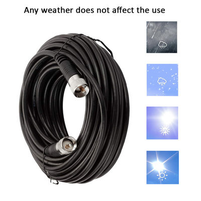 50ohm Low Loss Rf Connector Copper Coaxial Cable and Customized Length for Networking