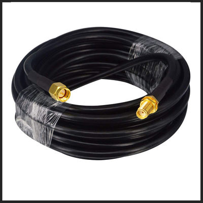 50ohm Low Loss Rf Connector Copper Coaxial Cable and Customized Length for Networking