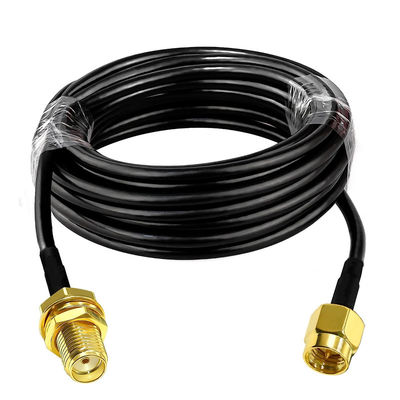 50ohm Low Loss Rf Connector Copper Coaxial Cable and Customized Length for Networking