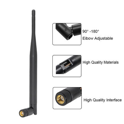 ABS Dual Band 5GHz 5.8GHz 2.4GHz WiFi Antenna for Long Range Indoor Wireless Receiver