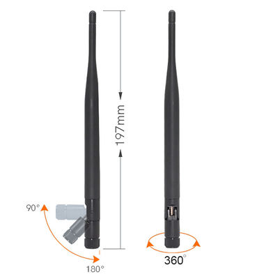 ABS Dual Band 5GHz 5.8GHz 2.4GHz WiFi Antenna for Long Range Indoor Wireless Receiver