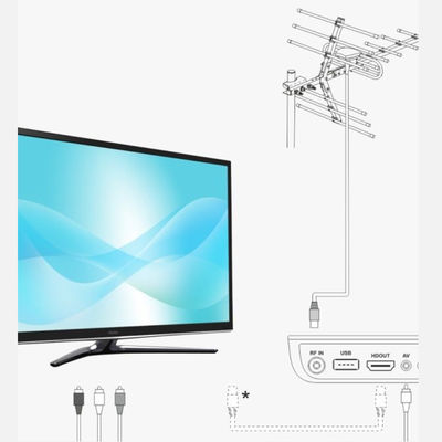 Customized Connector Type Wireless Aluminum Tube for Caravan Amplifier Signal Booster