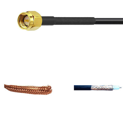 3000mm Cat 1 Digital Connector RG 11 Shielded Coaxial RF Cable