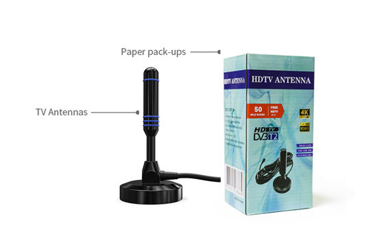 28dBi Gain 250*220MM Active Marine Aluminum Amplified TNT Balun Lug Motor Parts Converter for Indoor TV Antenna