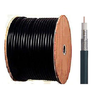 Highly Braid Shielded Coil Wire CCC CE ISO 10-100m 12 Core and Radio Coaxial RG6 Cables