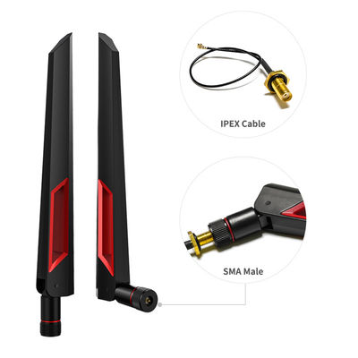 Impendence 50 ABS Rubber Paddle Antenna for 2023 Dual Band 5G Wifi Compatibility