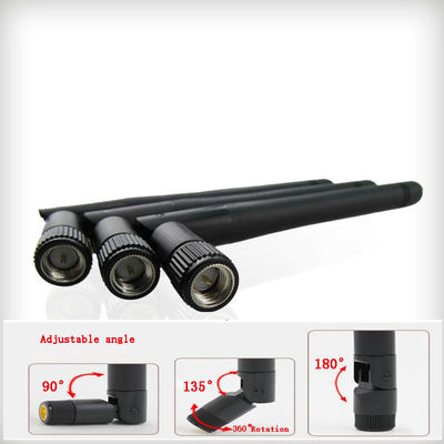 Indoor 600-6000MHz Dual Band Wireless USB 50 Ohm Duck WiFi Antenna with SMA Connector