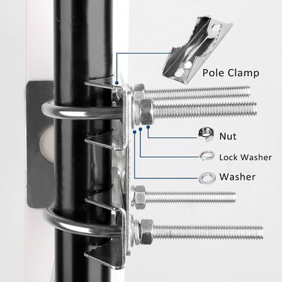 698-960/1710-2700MHz LPDA Antenna for 2G 3G 4G 5G 6G CDMA GSM DCS Outdoor Panel Design