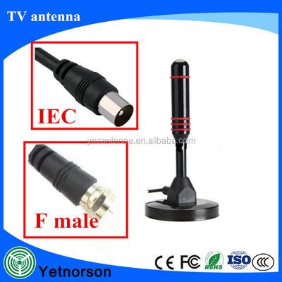 Max Input Power 50W Strong Magnetic Base Digital HDTV Amplified Antenna for Indoor TV