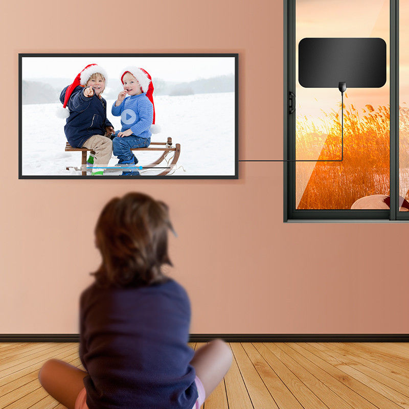 Newest DVB T2 SU HDTV Indoor Digital TV Antenna with IEC/F Male Connector and Reception