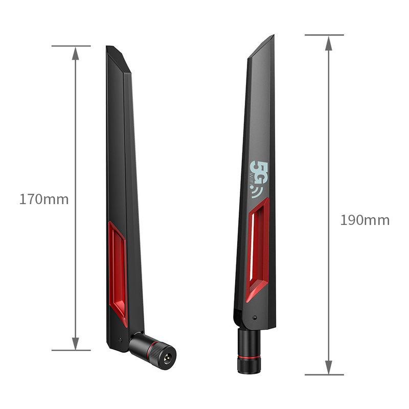 50 Impendence Dual Band 2.4GHz 5GHz 5.8GHz 5Dbi Wifi Wireless Antenna with Connection