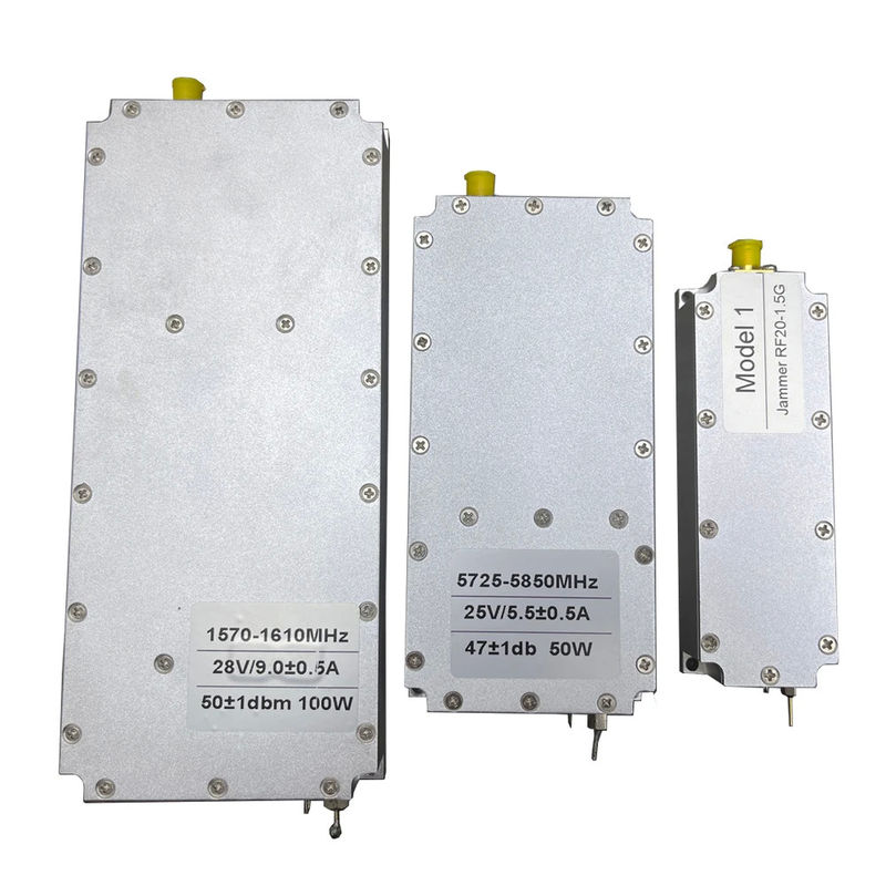 OEM/ODM 433-2500Mhz Wideband 50W GaN Anti-Drone RF Power Amplifier Module Jammer